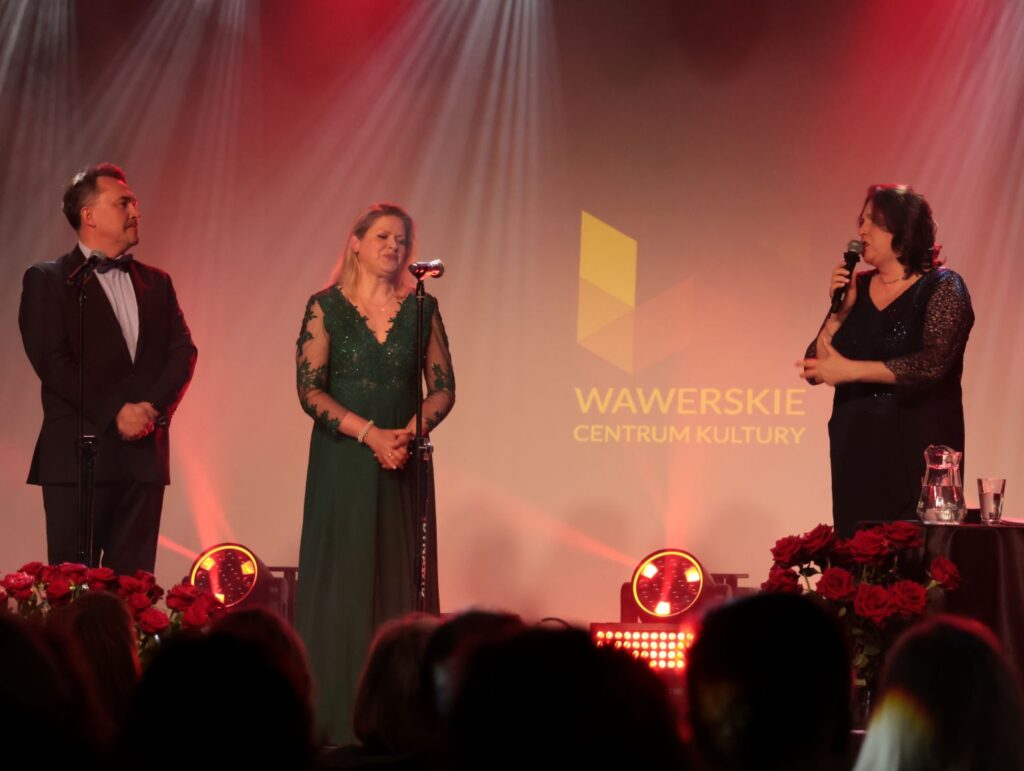 Benefis Agnieszki Kurowskiej. Robert Gierlach i Tatiana Hempel-Gierlach © Wawerskie Centrum Kultury