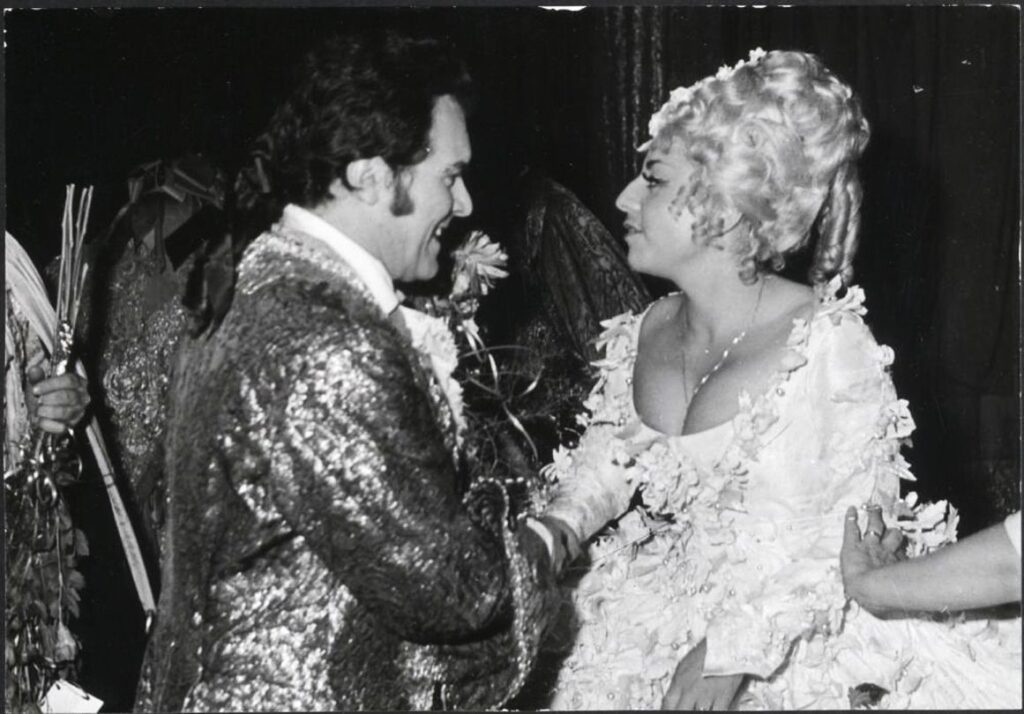 Luigi Alva i Ewa Podleś w „Cyruliku sewilskim” na scenie Teatru Wielkiego w Warszawie, 1979 © archiwum Teatru Wielkiego 