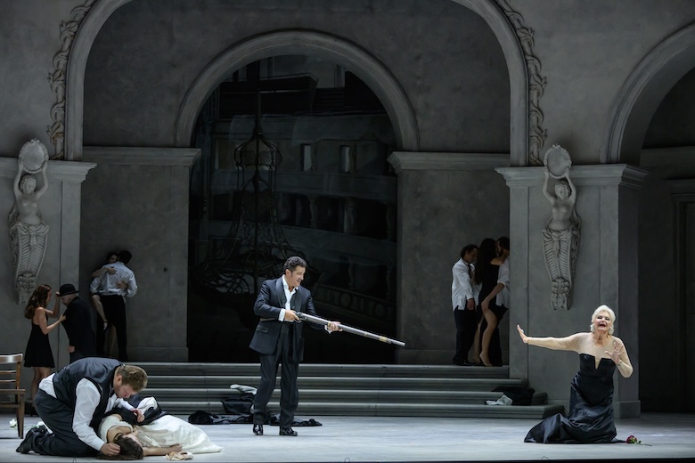 Karta Mattila (Obca Księżna) i Piotr Beczała (Książę) © Antoni Bofill/ Gran Teatre del Liceu w Barcelonie