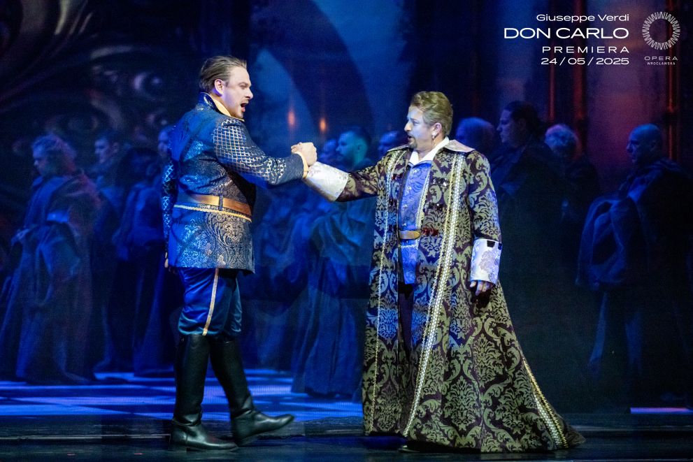 Stanisław Kuflyuk (Posa) i Norbert Ernst (Don Carlo) © Wojciech Palacz