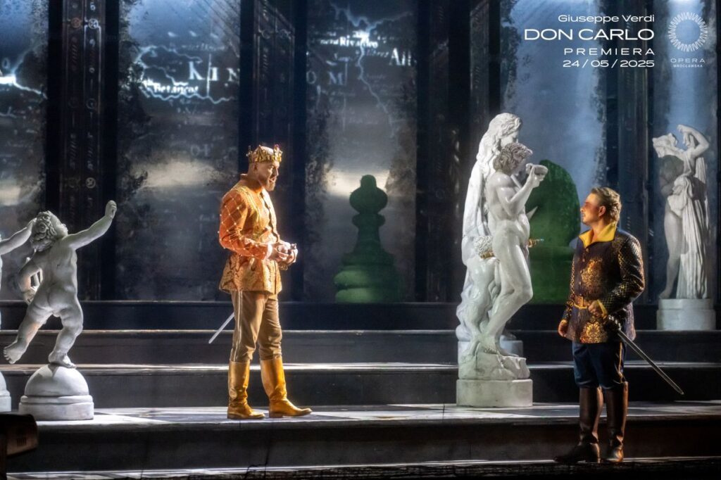 Rafał Siwek (Filip) i Norbert Ernst (Don Carlo) © Wojciech Palacz