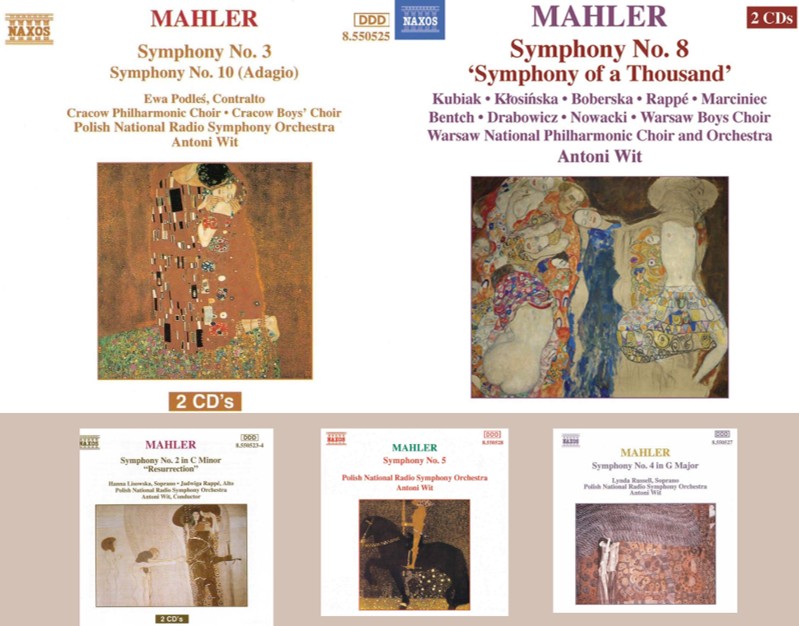 Nagrania Symfonii Mahlera pod dyrekcja Antoniego Wita wydane przez Naxos © materiały prasowe