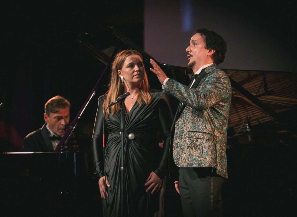 Marek Ruszczyński, Gabriela Legun i Artur Ruciński na Ogrodach Muzycznych © Qinke Chang