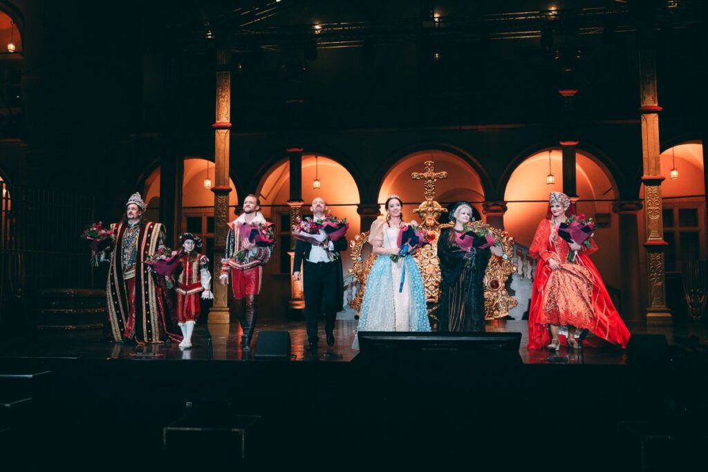 „Bona Sforza” Zygmunta Krauze na Wawelu © Andrii Kotelnikov / Opera Krakowska