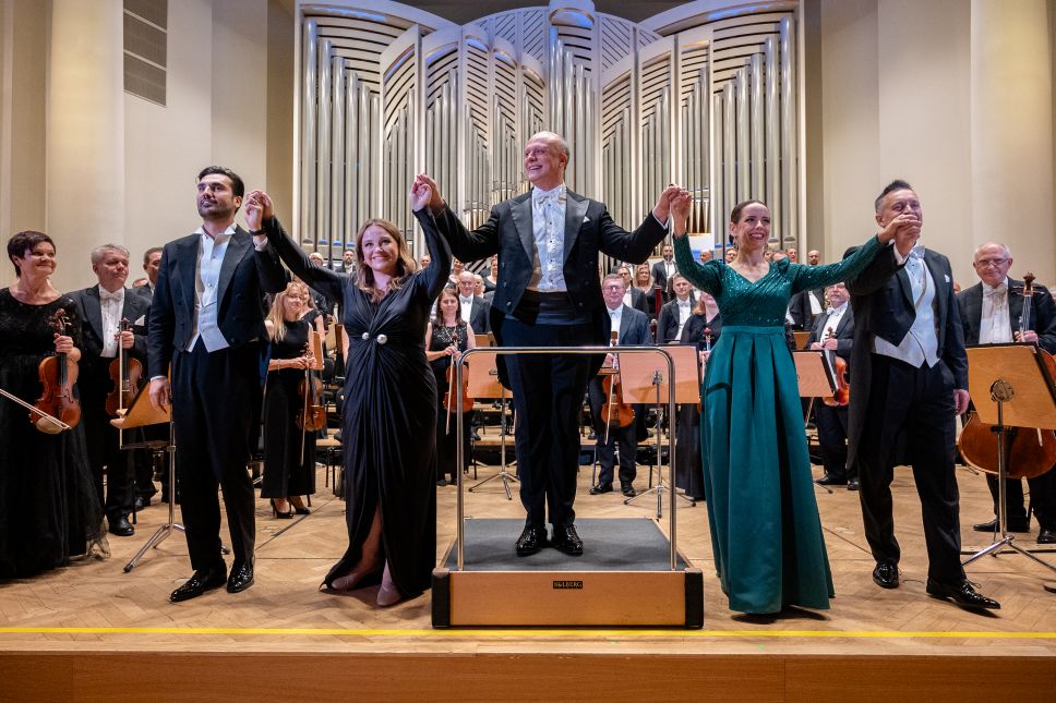Jonathan Tetelman, Gabriela Legun, Grigor Palikarov, Monika Korybalska i Adam Szerszeń © archiwum Opery Krakowskiej