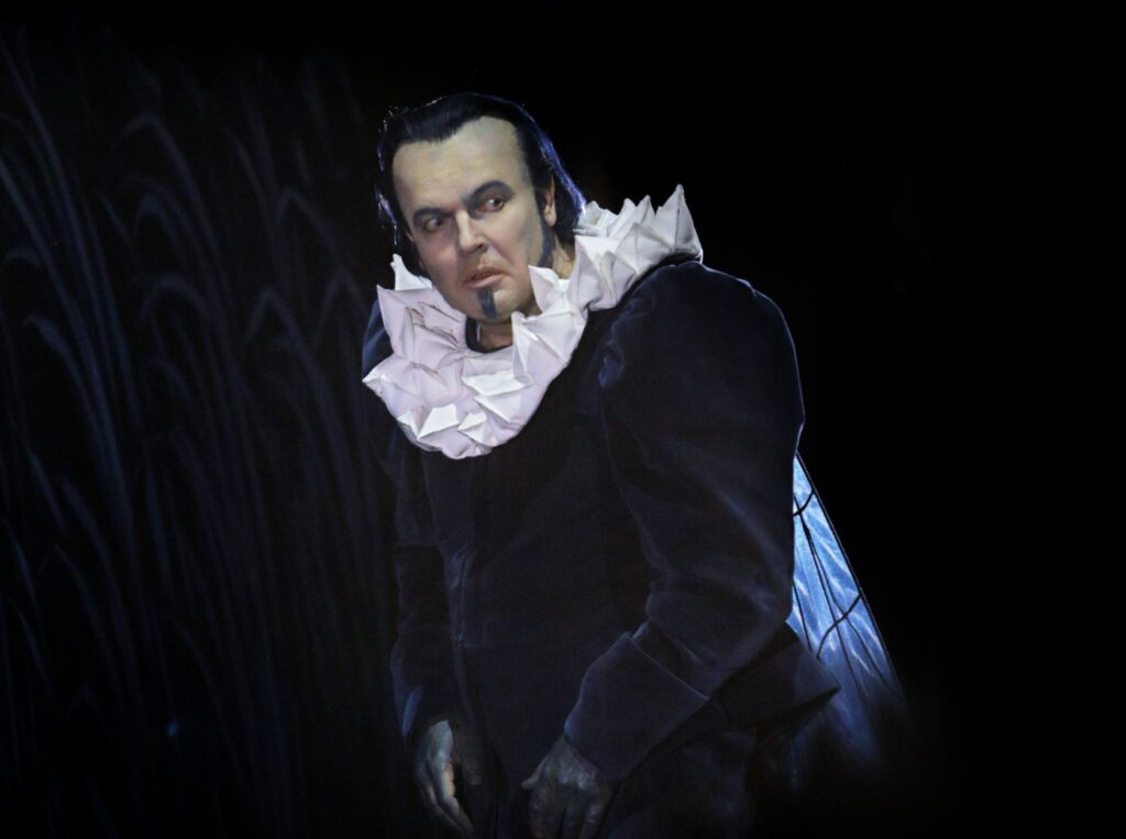 Tomasz Konieczny jako Telramund w „Lohengrinie”, 2018 © Enrico Nawrath