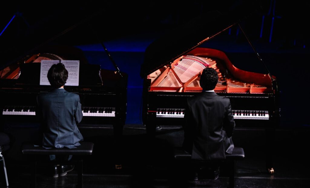 Hyuk Lee i Hyo Lee w Bialej Podlaskiej © Miasto Biała Podlaska