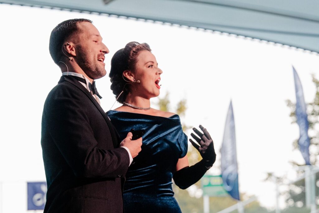 Adam Walasek i Iryna Melnyk w „Powróćmy jak za dawnych lat” © Miasto Biała Podlaska