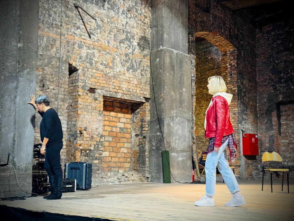 Sonia Prina (Gualtiero) i Dorota Szczepańska (Griselda) podczas prób w Gliwicach © Dorota Szczepańska 