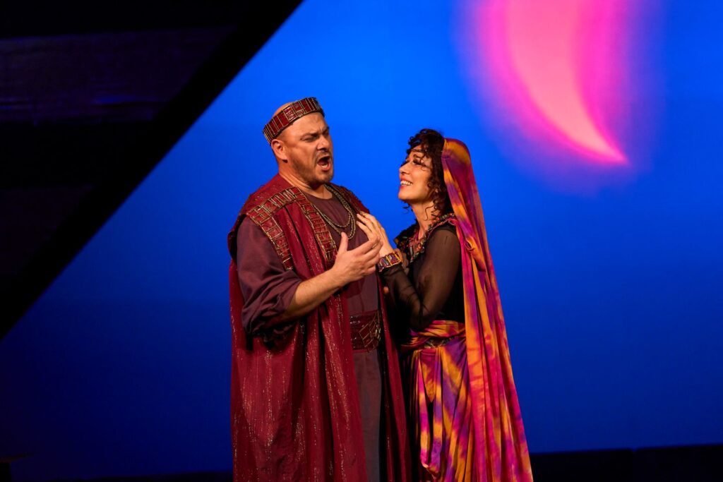 Stanislav Kuflyuk (Amonasro) i Anna Wisniewska-Schoppa (Aida) © Karol Fatyga