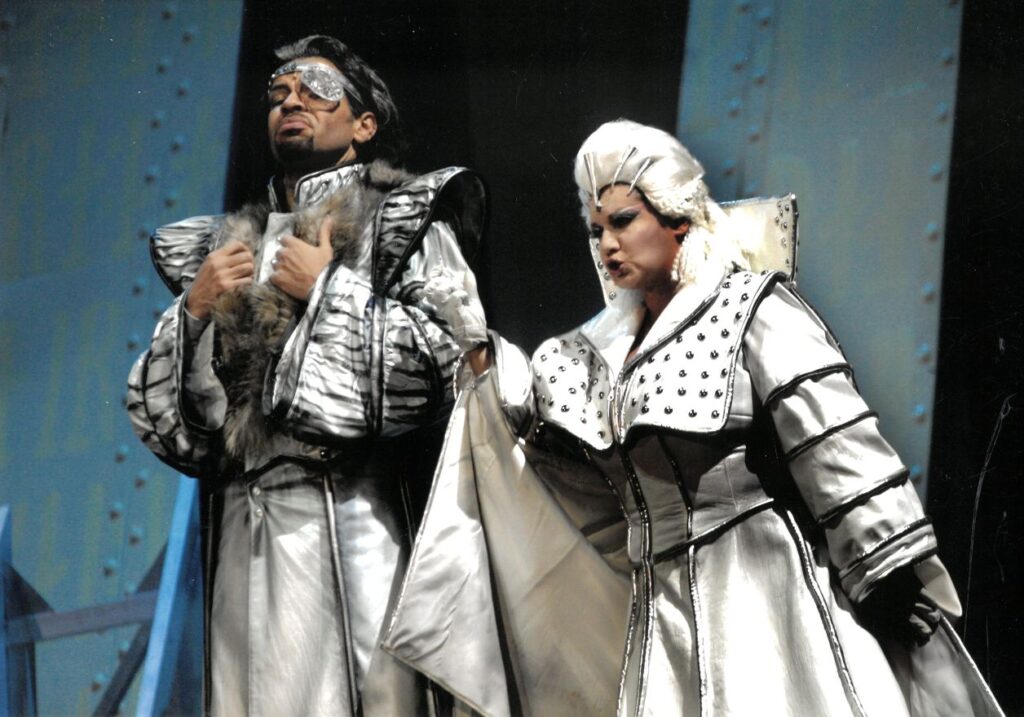 Johannes von Duisburg (Wotan) i Elżbieta Kaczmarzyk-Janczak (Fricka) w „Walkirii” © Marek Grotowski