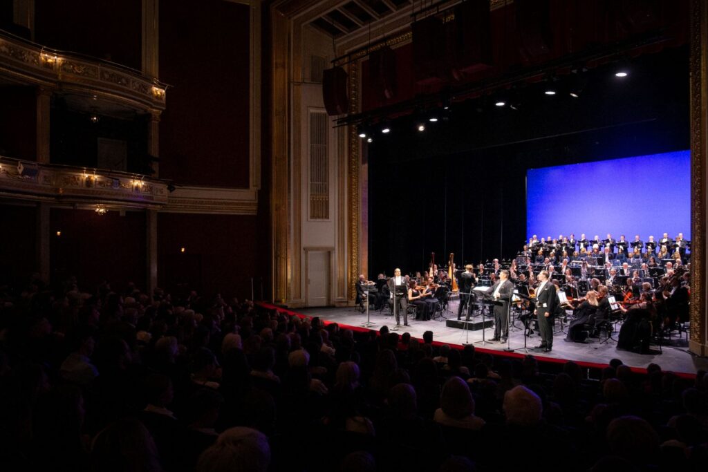 Koncertowe wykonanie „Wyroku” w Poznaniu © Bartosz Seifert (archiwum Teatru Wielkiego w Poznaniu)