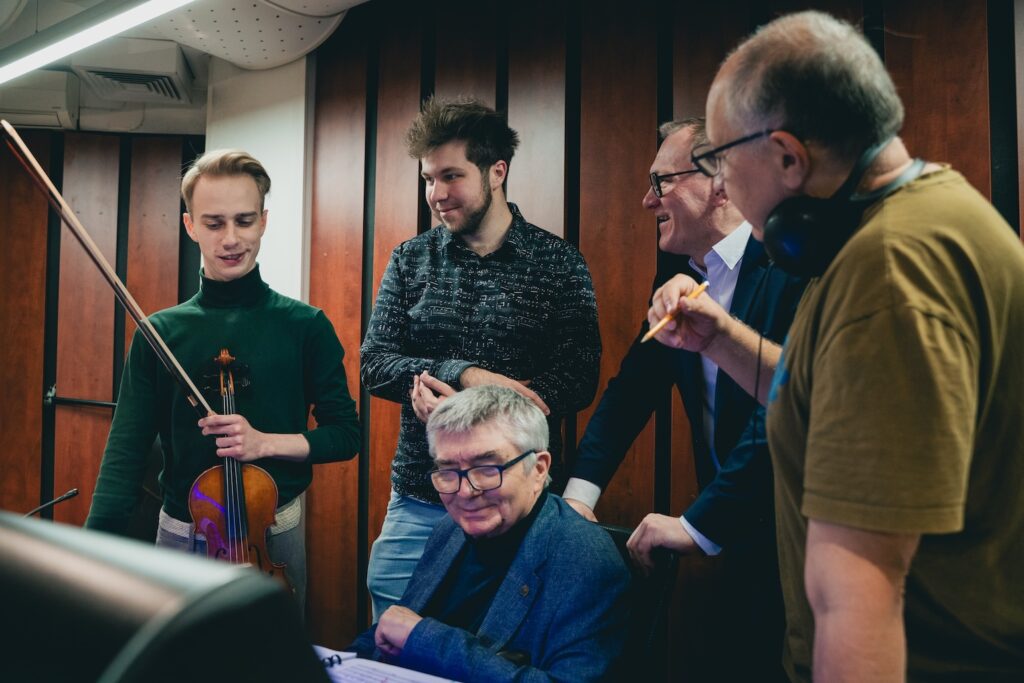 Sesja nagraniowa płyty Harmonies of Revival © Maciej Rybicki/ Akademia Muzyczna w Gdańsku