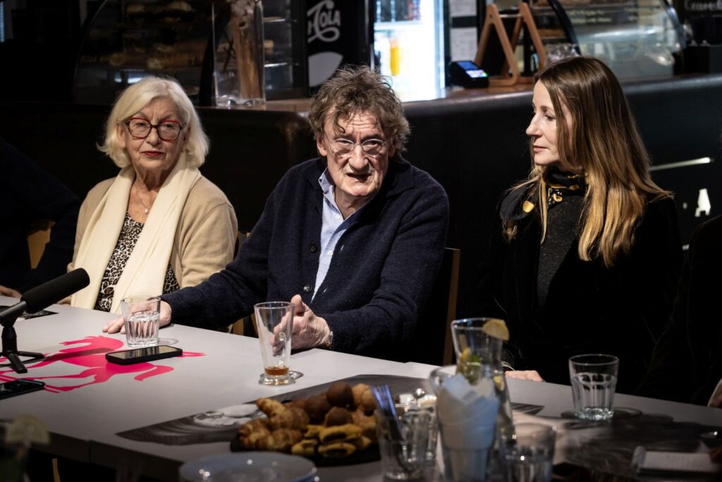 Elżbieta Sikora, Jacek Kaspszyk i Renata Borowska-Juszczyńska podczas konferencji prasowej przed prapremierą „Doriana Graya” © Ośko Bogunia