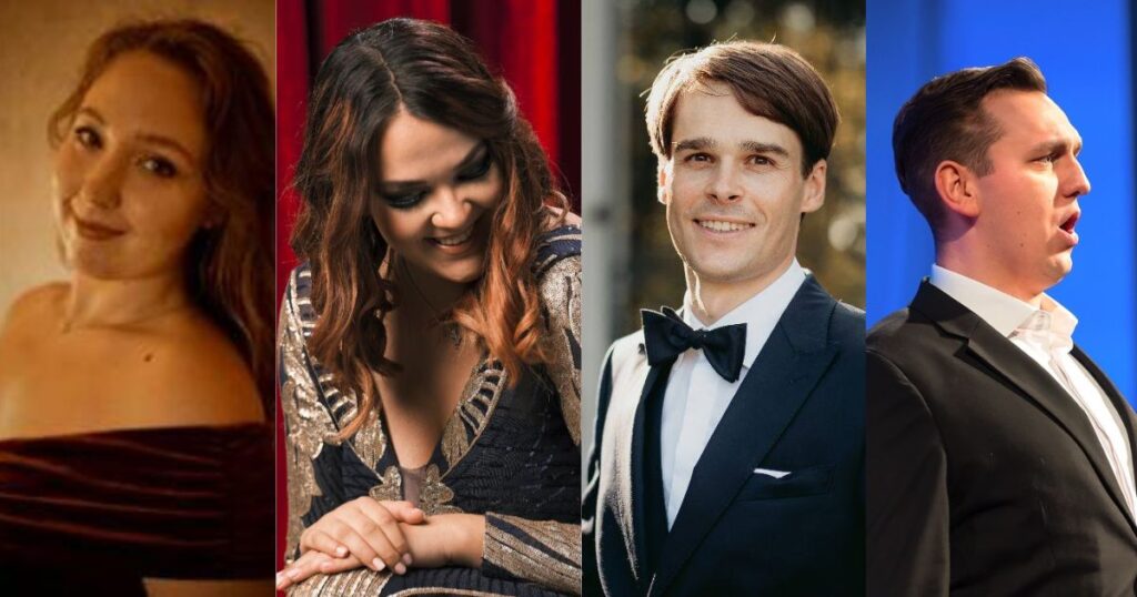 Aleksandra Golombek (sopran), Magdalena Halaba (mezzosopran), Albert Bryczek (tenor), Filip Awksietijuk (bas) © materiały prasowe