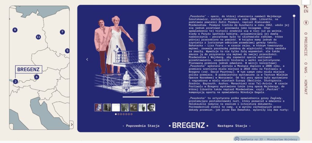 „Uniwersum Wajnberga”. Zrzuty ekranu strony internetowej © materiały prasowe 