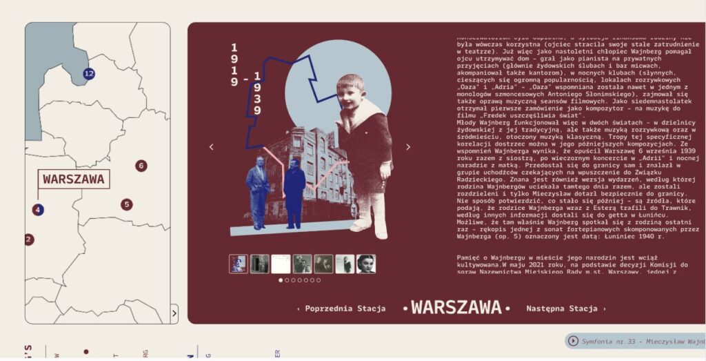 „Uniwersum Wajnberga”. Zrzuty ekranu strony internetowej © materiały prasowe 