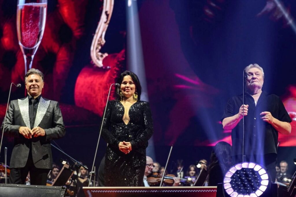 Roberto Alagna, Aleksandra Kurzak i Krzysztof Cugowski w koncercie „Trzy Żywioły” w Hali Stulecia we Wrocławiu © Greg Nelec