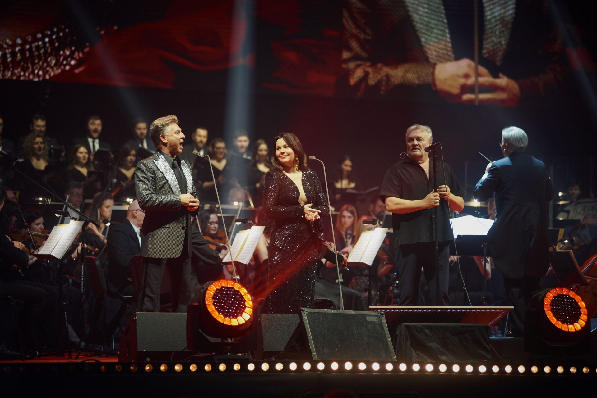 Roberto Alagna, Aleksandra Kurzak i Krzysztof Cugowski w koncercie „Trzy Żywioły” w Hali Stulecia we Wrocławiu © Greg Nelec