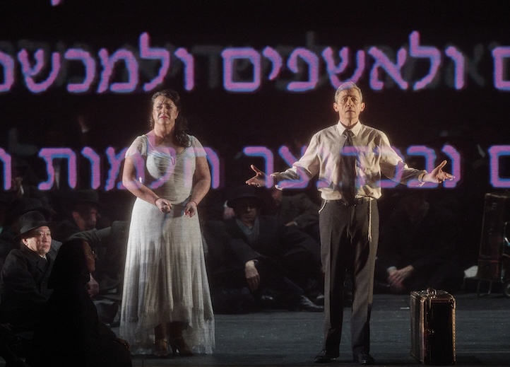 Monika Bohinec (Fenena), Alexander Vinogradov (Zaccaria)  © Wiener Staatsoper / Michael Poehn