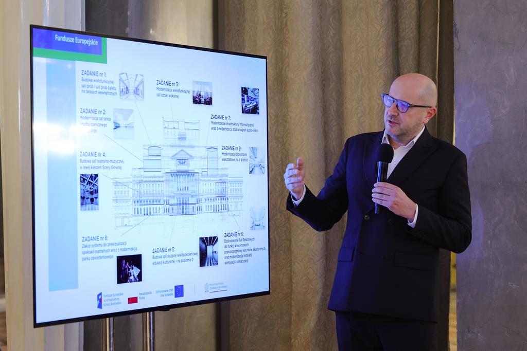 Boris Kudlička opowiada o projekcie „Opera Nowych Możliwości” – 140 mln zł na modernizację Teatru Wielkiego – Opery Narodowej © Danuta Matloch/MKiDN