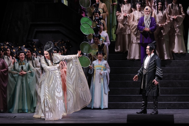 Ewa Płonka (Turandot), Angelo Villari (Kalaf) © Brescia e Amisano