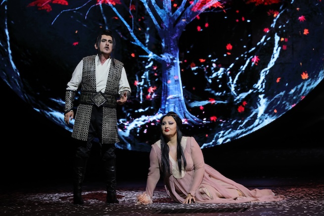 Ewa Płonka (Turandot), Angelo Villari (Kalaf) © Brescia e Amisano
