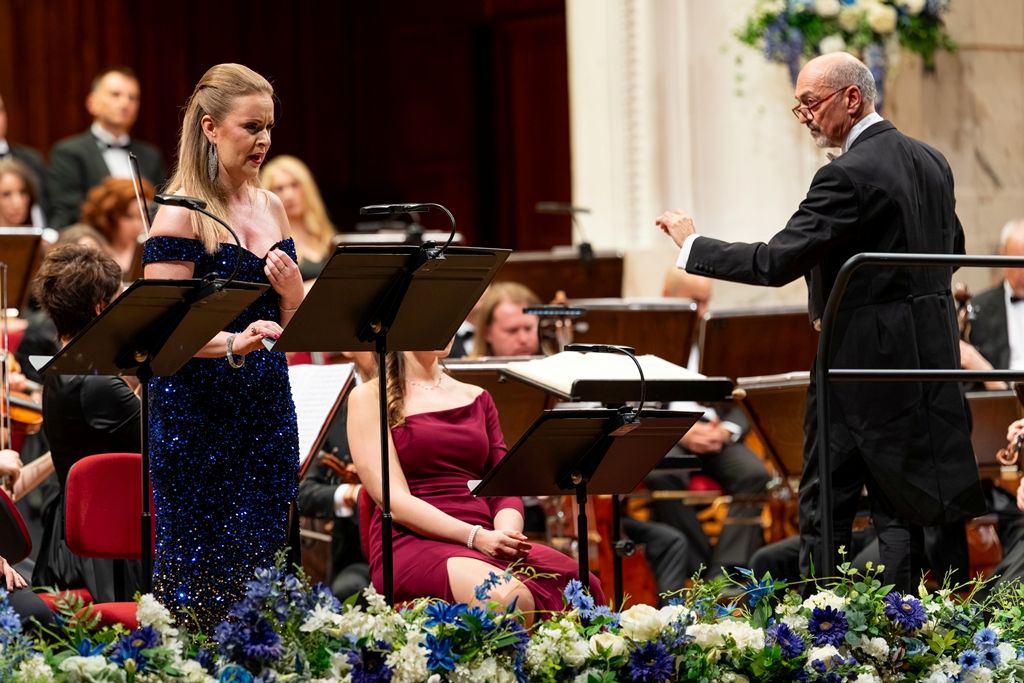 Joanna Moskowicz (Donna Anna) i Alessandro De Marchi archiwum Warszawskiej Opery Kameralnej