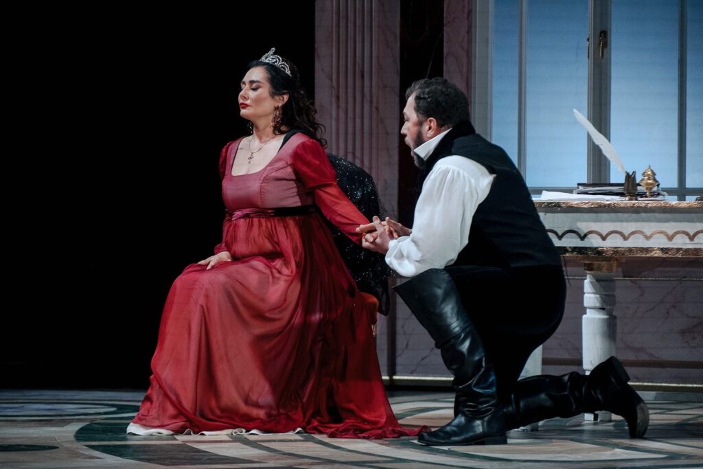 Olga Busuioc (Tosca) i Krzysztof Szumański (Scarpia) © Andrey Rafael