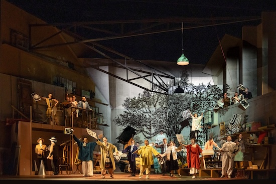 Scena zbiorowa, „Orfeusz” Claudia Monteverdiego w reżyserii Williama Kentridge’a, Glyndebourne Festival 2026 © Glyndebourne Productions Ltd. Photo: Richard Hubert Smith