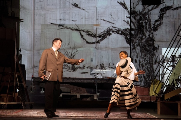 Orfeusz (Krystian Adam) i Eurydyka (tancerka Roseline Wilkens), Glyndebourne Festival 2026
© Glyndebourne Productions Ltd. Photo: Richard Hubert Smith