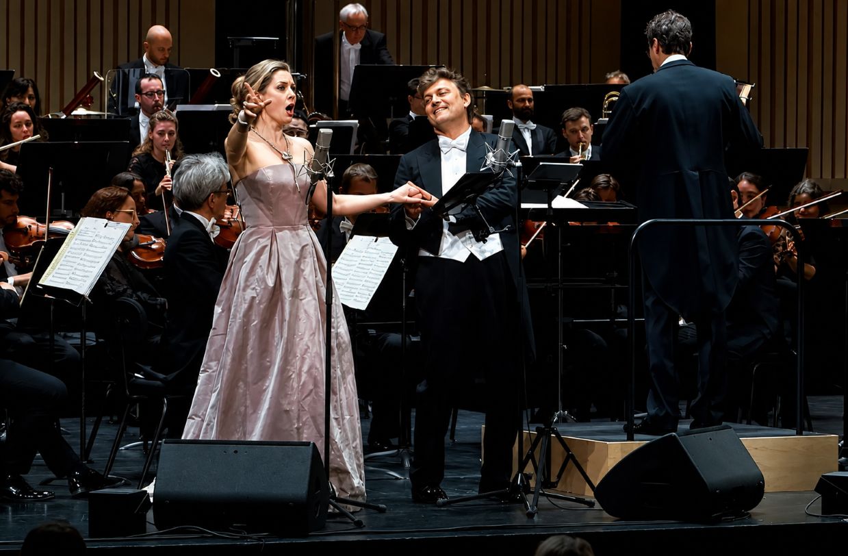 Malin Byström i Jonas Kaufmann w Théâtre des Champs-Élysées © Olivia Kahler