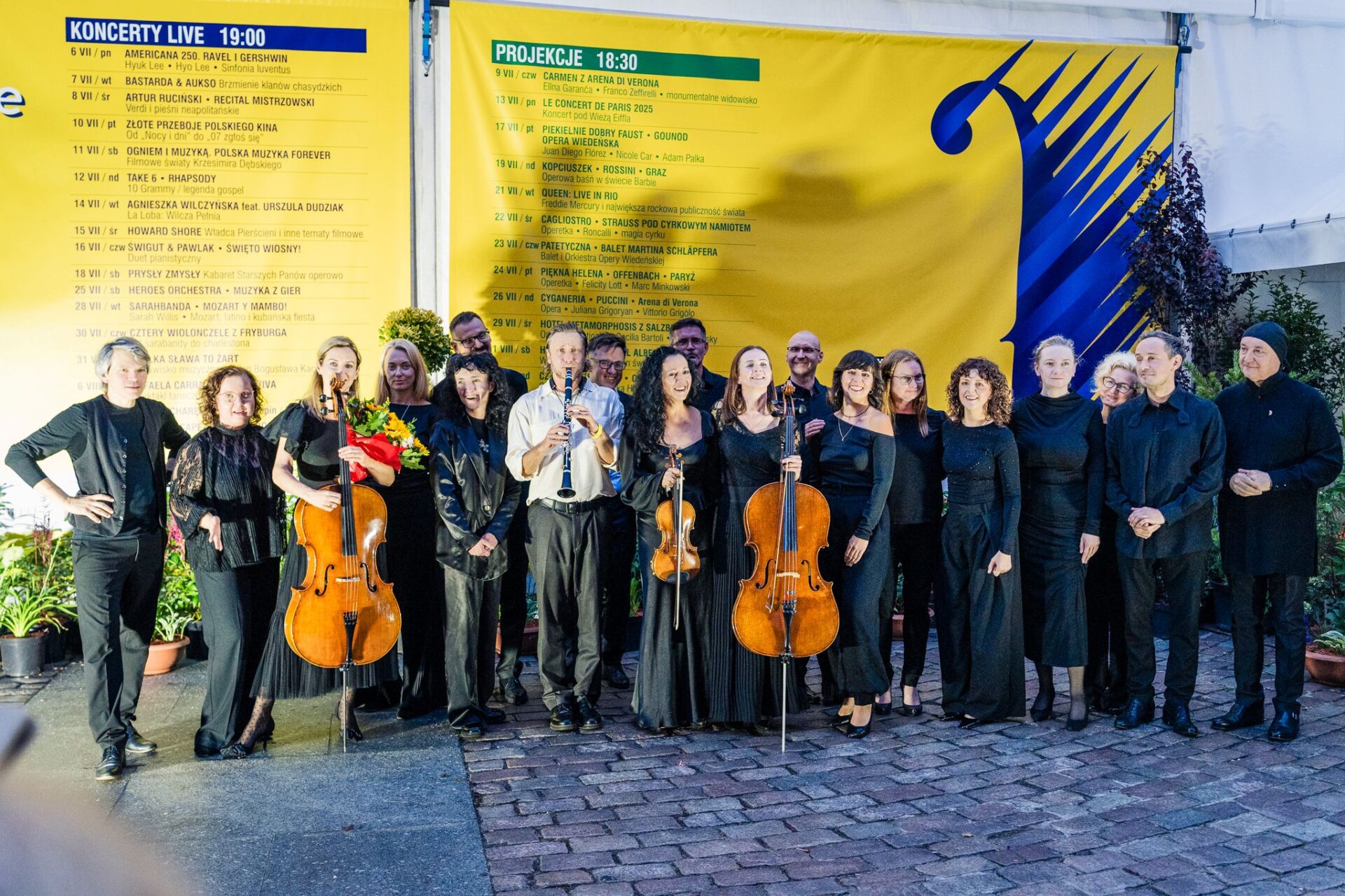 Bastarda Trio, Marek Moś i orkiestra AUKSO na Ogrodach Muzycznych © Qinke Chang