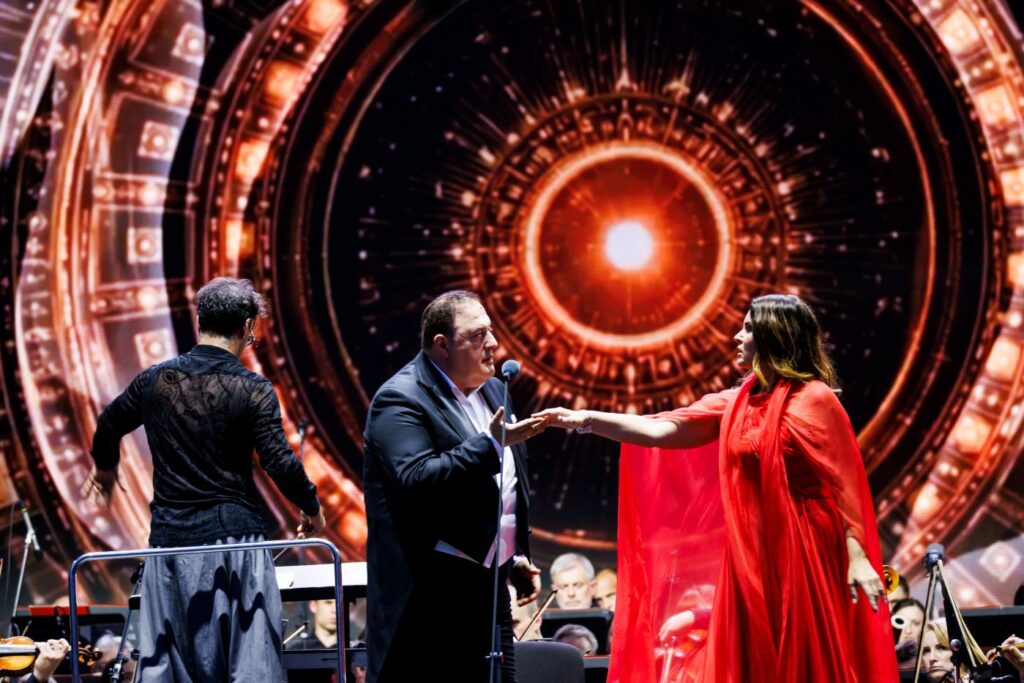 Floria Tosca (Sonya Yoncheva) i baron Scarpia (George Gagnidze) © Przemysław Jendroska