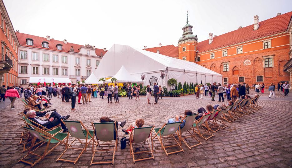 Dziedziniec Wielki Zamku Królewskiego. Otwarcie 26. Ogrodów Muzycznych © Maciej Mulawa