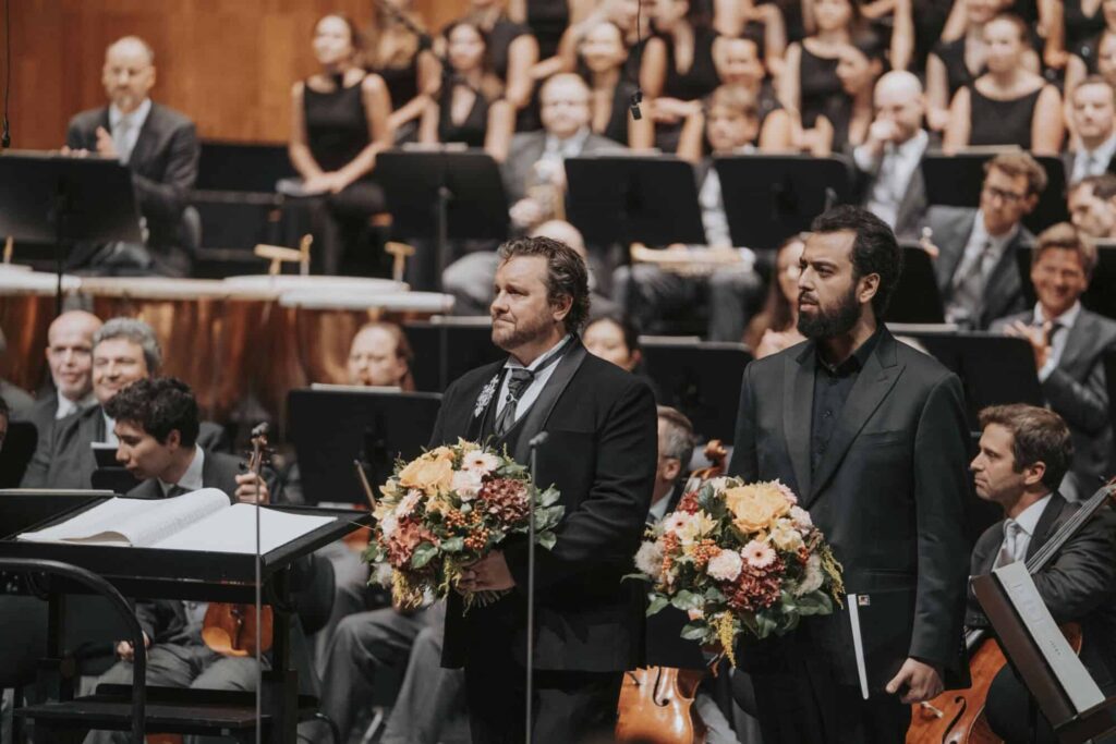 Michael Spyres (tenor), Maharram Huseynov (bass), Wiener Philharmoniker © Sazburger Festpiele | Marco Borrelli